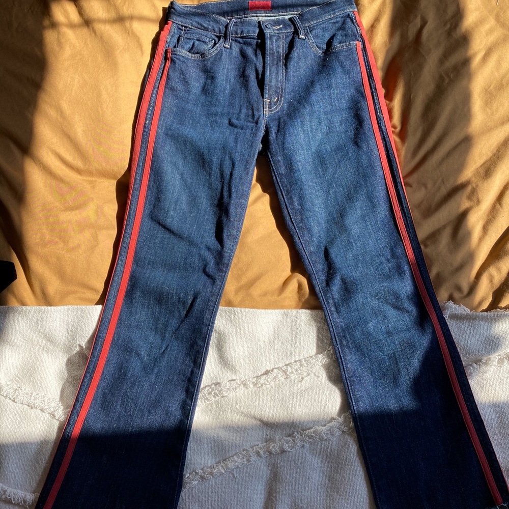 MOTHER Insider Crop Step Fray jeans size 26